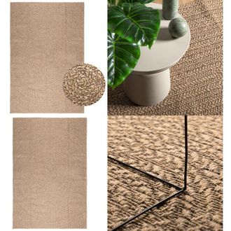 vidaXL Tappeto ZIZUR 160x230 cm Aspetto Iuta per Interni ed Esterni - Tappeto da esterno - Tappeto in PP