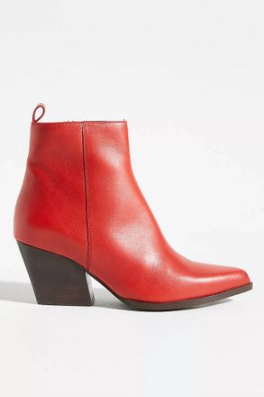 Seychelles Womens Aboard Leather Bootie In Red
