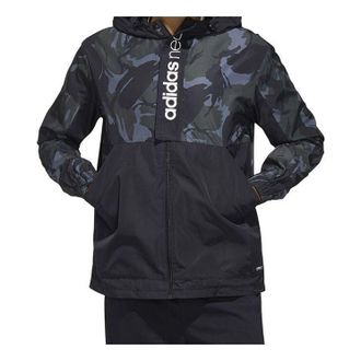 adidas neo M SS GR WB Sports Jacket Black FN6543