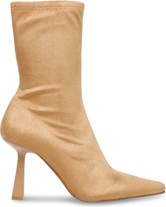 Steve Madden Vakay Heeled Boots - Dames - Laarzen met Hak - Bruin - 38 EU - Leer - Schoenen