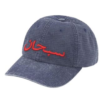 SUPREME SS26 Arabic Logo Rips 6-Panel Navy SUP-SS26-1040-NVY