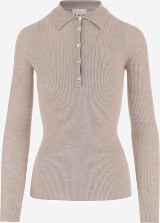 SA SU PHI Gestricktes Poloshirt aus Sa Su Phi-Kaschmir und Seide