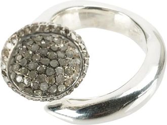 Rosa Maria cognac diamonds ring - Effetto metallizzato