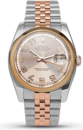 Rolex Pre-owned Rolex Datejust Automatic Chronometer Pink Dial Unisex Watch 116201 PAJ