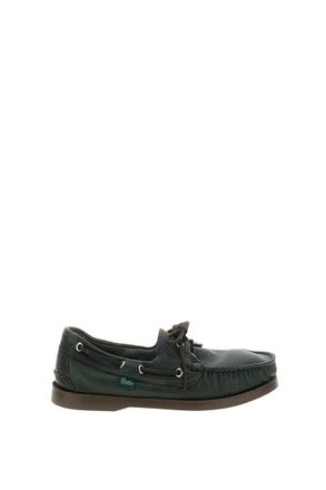 Paraboot Black Leather Loafers