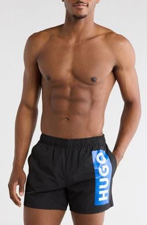 BOSS Okko Swim Trunks in Black at Nordstrom Rack, Size Xx-Large