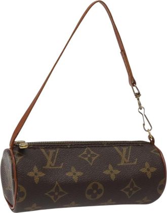 Louis Vuitton Papillon Pochette Monogram Canvas Brown Canvas Bag (Pre-Owned)