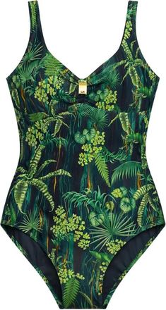 Lygia & Nanny Roberta print swimsuit - Green