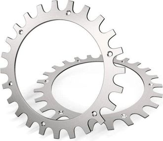 OEM Tacos De Acero Inoxidable De Primera Calidad Para Cortac&eacute;sped Worx Landroid Modelo S/m. Grosor De 2 Mm, Tracci&oacute;n Mejorada - Acabado Pulido Y Sin Rebab