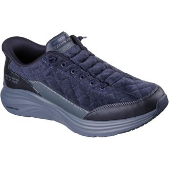 Skechers Contour Foam Cordelux Textiel Heren Navy Cozycord/Pu Sneakers