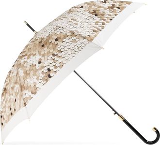 Moschino Printed Umbrella - unisex - Paraplus - Beige - ONE Size - Polyester - Accessoires