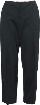 Emporio Armani wool mohair trousers - Black