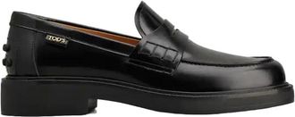 Tod's Gomma 20L Loafers - Dames - Loafers - Zwart - 40 EU - Leer - Schoenen