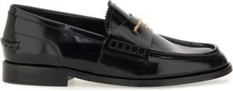 Alexander Wang Carter Loafer - Dames - Loafers - Zwart - 38 1/2 EU - Katoen - Schoenen