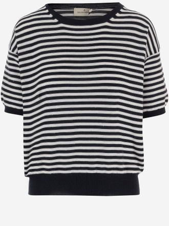 Bruno Manetti Gestreifter Baumwollpullover von Bruno Manetti