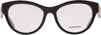 Burberry Demo Oval Ladies Eyeglasses BE2404F 3001 53