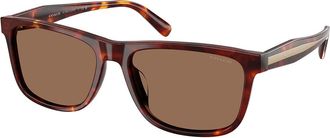 Coach HC8454U CDP55 593813 Mens Sunglasses Tortoiseshell Size 59