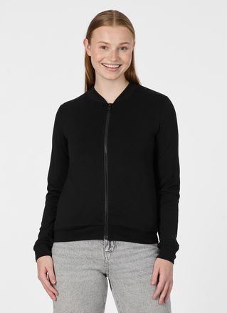 Ragwear Sweatjacke RAGWEAR KENIANE, Damen, Gr. XL, schwarz, Sweatware, Obermaterial: 67% Polyester, 28% Viskose, 5% Elasthan, unifarben, normal, Rundhals, Swe