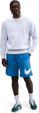 Nike Mens Solo Swoosh Mesh Shorts - Lt Photo Blue/White/Lt Photo Blue Size XL