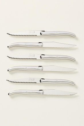 Laguiole Stainless Steel Steak Knives, Set of 6
