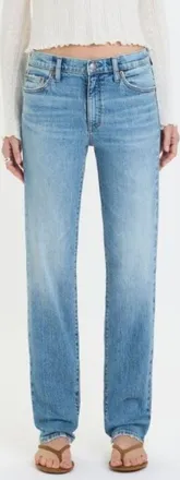 Daze Rebel Straight Leg Jeans in On Repeat at Nordstrom, Size 30