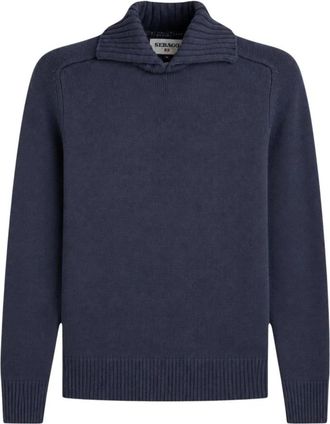 Sebago Round-neck Truien - Heren - Ronde hals truien - Blauw - L - Truien & Vesten