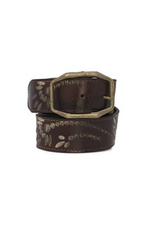 Bed Stü Mohawk Belt in Teak Rustic at Nordstrom, Size X-Large
