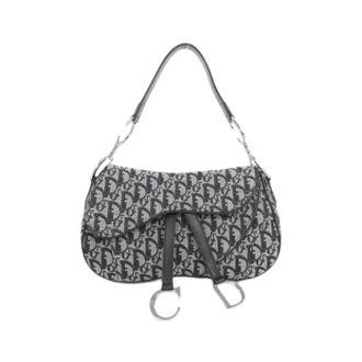 Dior Pre-owned Canvas Shoulder Bag - Dames - Pre-owned - Zwart - Maat: ONE Size