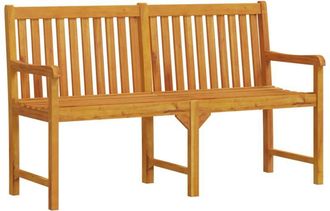 vidaXL Vidaxl - Banco de jardín 150 cm madera maciza de acacia