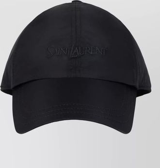 Saint Laurent baseball cap logo detail curved brim