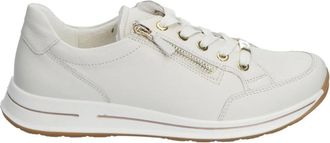 Ara Schoenen, Dames, Wit, 38 1/2 EU, Cr&egrave;me Sneaker met Brede Pasvorm
