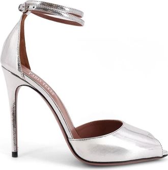PARIS TEXAS Sandalen met Hoge Hak - Dames - Sandalen met hakken - Grijs - 37 EU - Leer - Schoenen