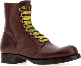 Prada Mens Boot Brown Calfskin
