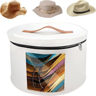 OEM Caja Para Sombreros Con Tapa, Organizador De Sombreros Plegable Grande, Caja De Fieltro Plegable Para Sombreros, Caja Redonda De Fieltro Para Sombrero