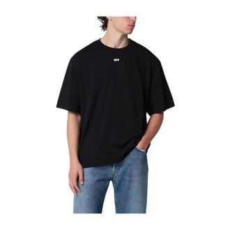 Off-white Rubbed Paint Arrows S/S Skate Tee - male - Off White - T-Shirts - Black - XL - Tops