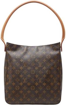 Louis Vuitton Pre-owned Vintage Schoudertas - Dames - Vintage Schoudertas - Bruin - ONE Size - Leer - Vintage