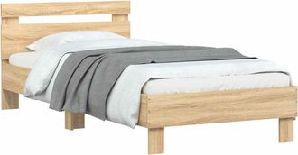 vidaXL Estructura De Cama Roble Sonoma 80 X 200 Cm Vidaxl