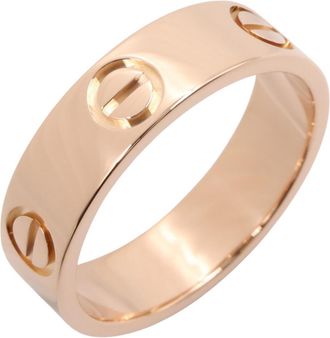 Cartier Gold Pink Gold (18K) Band Ring (Pre-Owned)