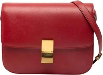 Celine Pre-owned Cross Body Bags, female, Red, Size: ONE SIZE Pre-owned Crossbody Bag