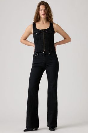 Levi's Vaqueros Ribcage Flare - Mujer - 23X30 - Negro / Slight Night