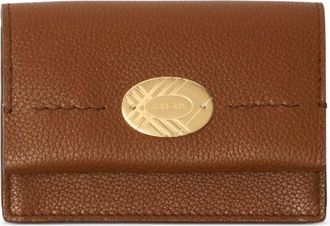 Burberry Cotswolds leren portemonnee - Bruin