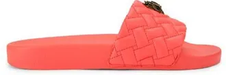 Kurt Geiger Meena Eagle Glitter Slide Sandal in Orange at Nordstrom, Size 7.5Us
