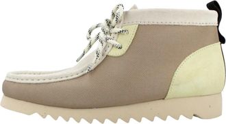 Clarks Stijlvolle Veterschoenen voor Mannen - Heren - Veterlaarzen - Beige - 41 1/2 EU - Schoenen