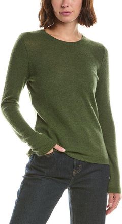 Fort&eacute; Cashmere Basic Crewneck 100% Cashmere Sweater