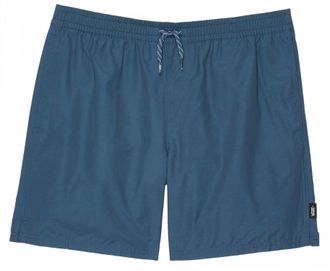 Vans Mens Primary Solid Elastic Boardshorts In Copenhagen Blue