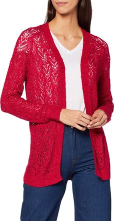 NIZZIN Fiona Cardigan, (Red 19-1664), Small