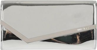 Jimmy Choo London Emmie Patent - Dames - Clutches - Grijs - ONE Size - Leer - Tassen