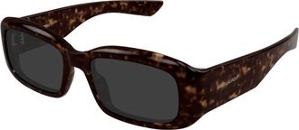 Saint Laurent unisex, Accessoires, Bruin, Maat: 55 MM Nylon