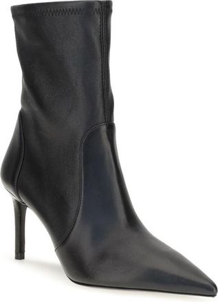 Stuart Weitzman Womens Black Calf Leather Bos Taurus Ankle Boots
