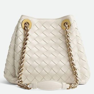 Bottega Veneta Small Parachute Intrecciato Shoulder Bag